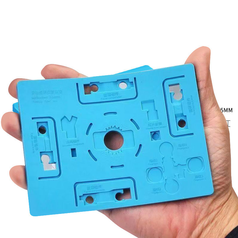 13x10cm Magic Mat Multi-functional CPU Planting Tin Fingerprint Heat Insulation Repair Silicone Pad