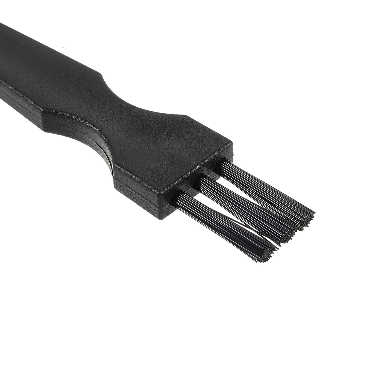 Medium Straight Shank Anti-Static 3-Tufted Cleaning Brush - 4