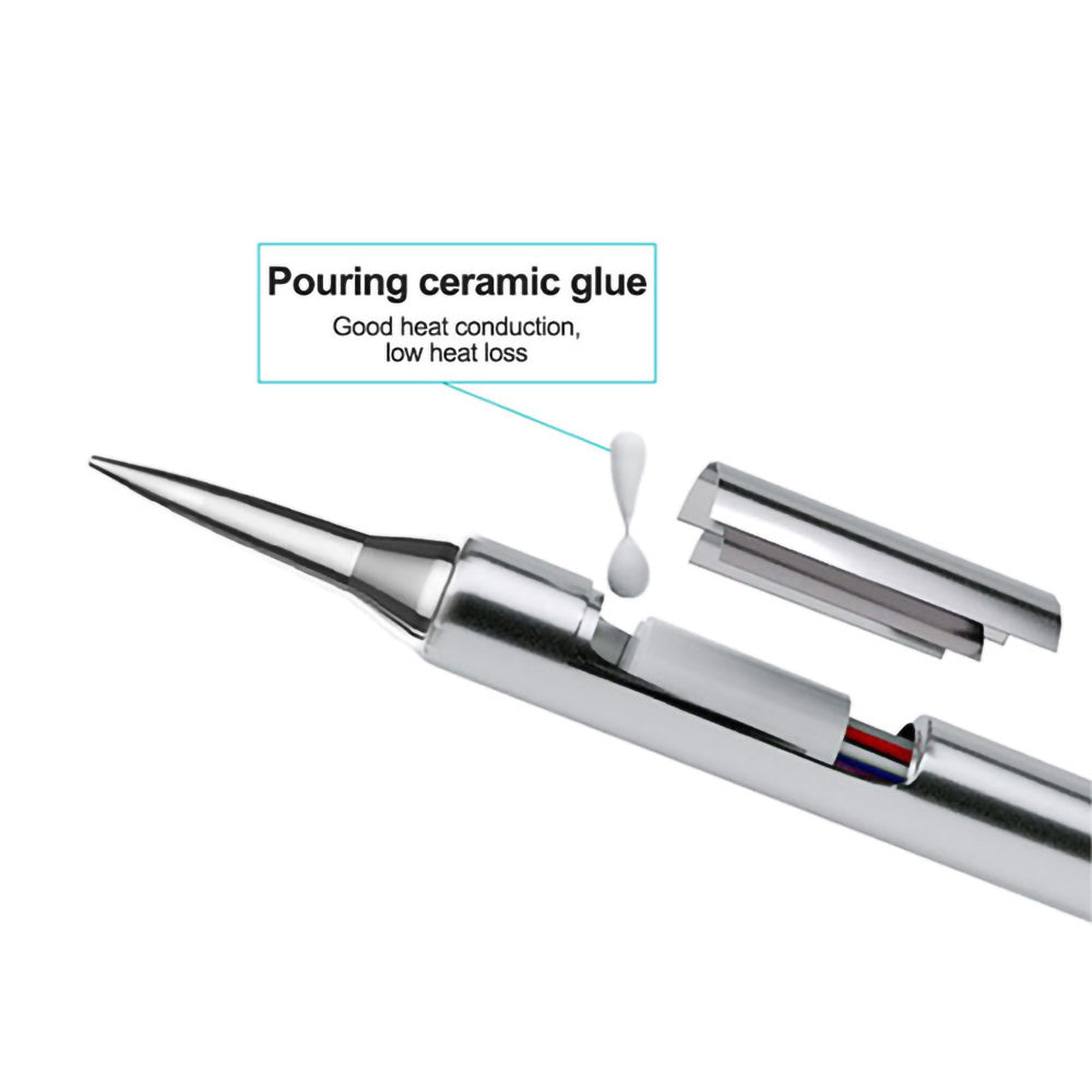 Uniqkart SS-927D Portable Constant Temperature Soldering Station Electric Soldering Iron Head 75W for BGA Chip Repair Desoldering Station