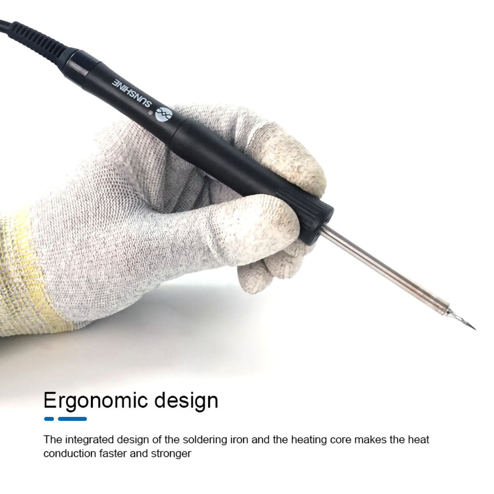 Uniqkart SS-927D Portable Constant Temperature Soldering Station Electric Soldering Iron Head 75W for BGA Chip Repair Desoldering Station