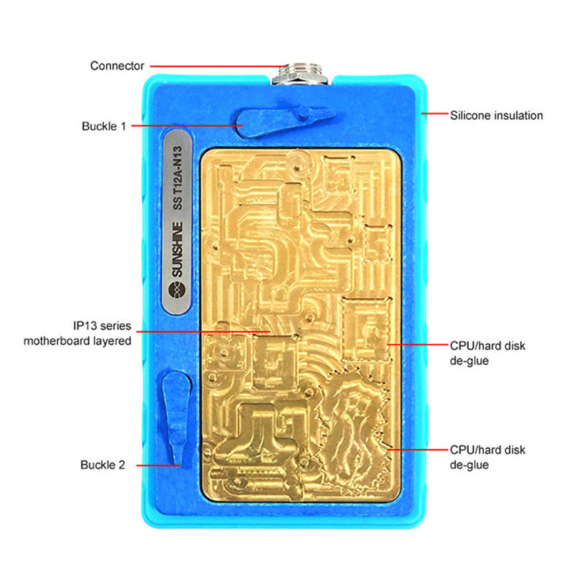 Uniqkart T12A-N13 Motherboard Repair Heating Station for iPhone 13 / 13 mini / 13 Pro / 13 Pro Max
