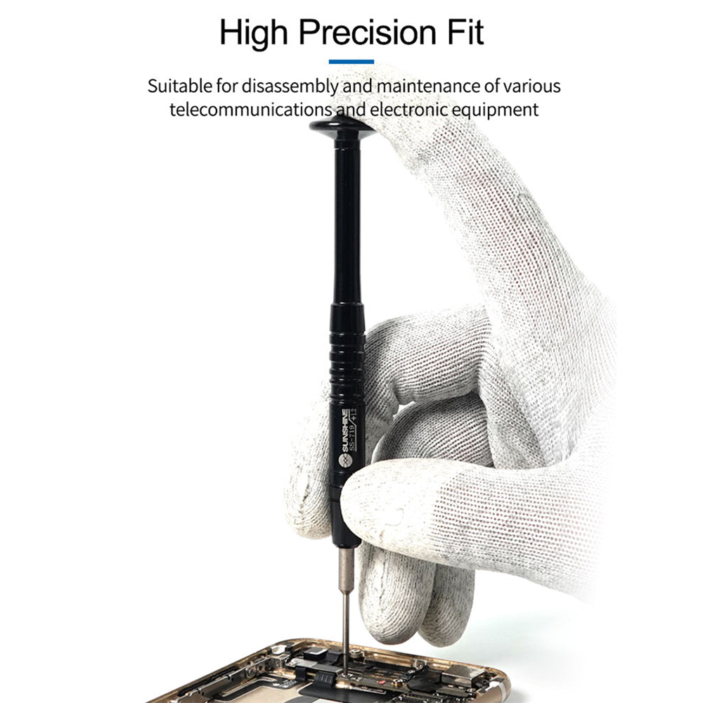 Uniqkart SS-719 +1.2 Handle Precise Magnetic Alloy Screwdriver for Mobile Repair Opening Hand Tools