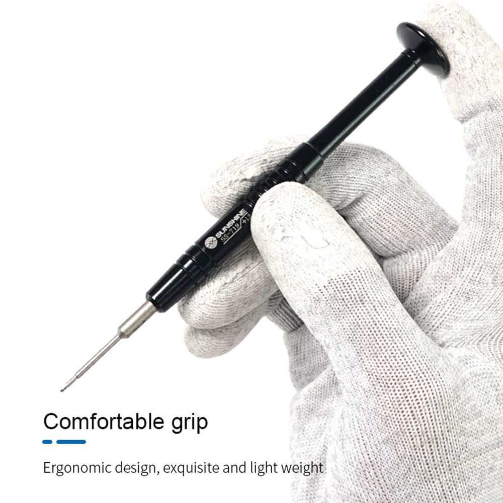Uniqkart SS-719 +1.2 Handle Precise Magnetic Alloy Screwdriver for Mobile Repair Opening Hand Tools