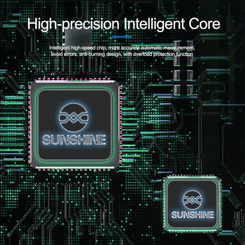 Uniqkart DT-22AI Smart Voice Control Multimeter 4.3 inch LCD Screen Universal Meter with Backlight