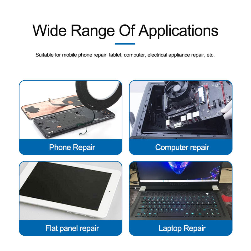 Sunshine 10m Sticker Double-Sided Adhesive Tape Fix Tool for Cellphone Touch Screen LCD Repairing - 3mm