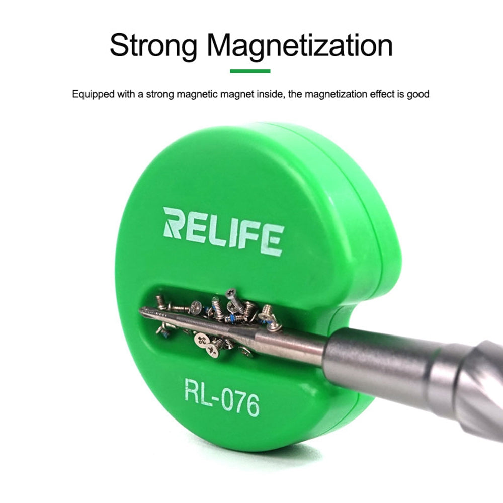 Relife RL-076 Quick Screwdriver Magnetizer Portable Fast Magnetizer Handheld Demagnetizer Fall Resistant