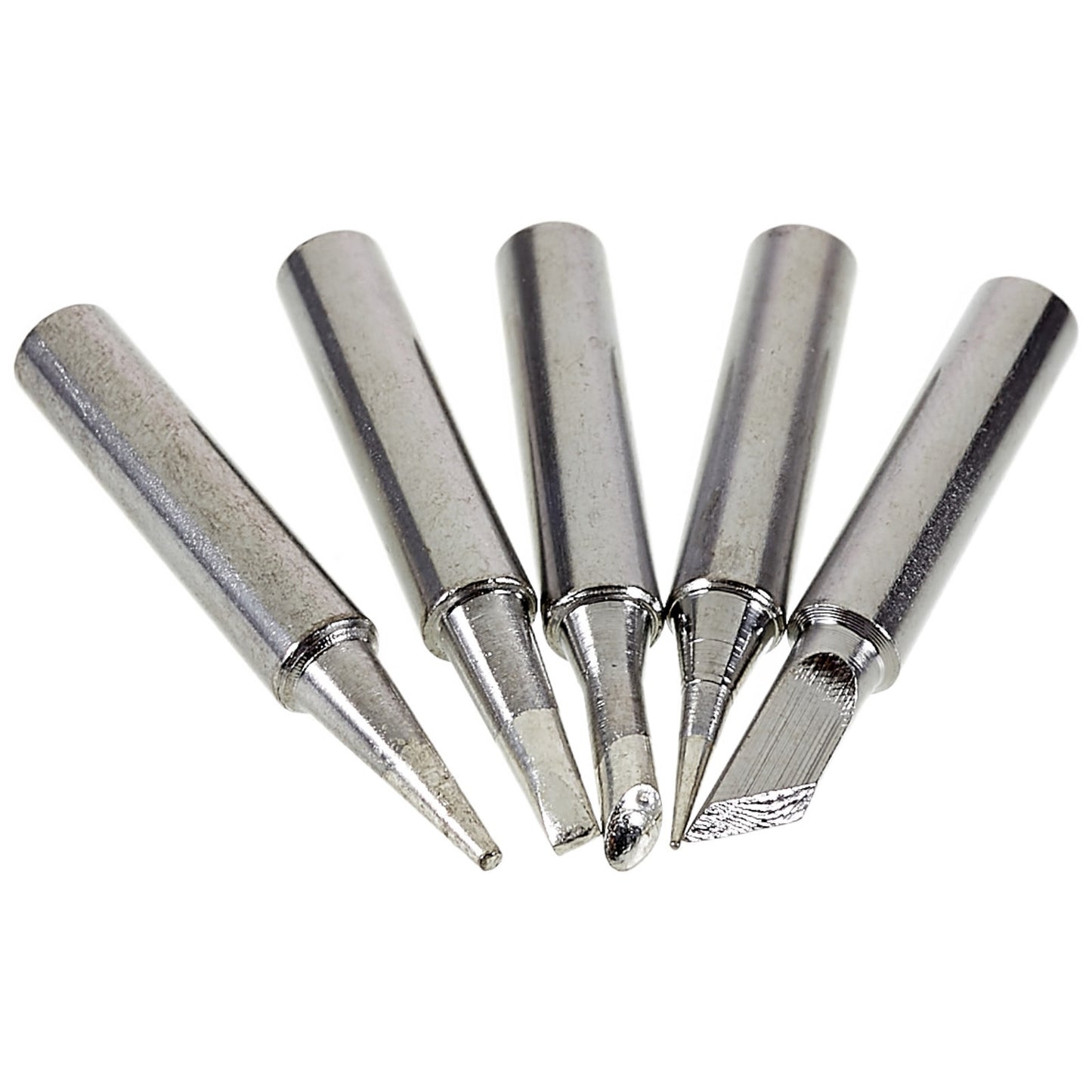 Uniqkart 5Pcs/Set 30W Fast Heating Soldering Tip Wear Resistance Solder Iron Tips for Soldering Station