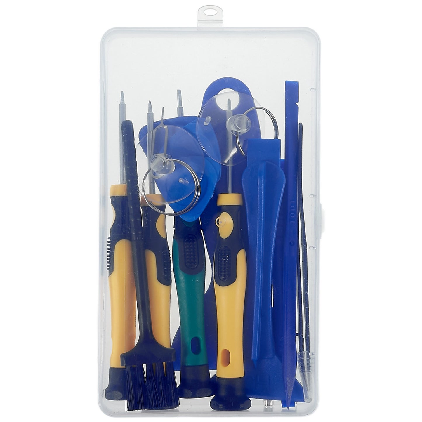 JF-8182 21-in-1 Precision Screwdriver Set for iPhone 13 mini 5.4 inch Battery Adhesive Tape Sticker + Middle Plate Frame Waterproof Adhesive Sticker, Cellphone Repair Tool Kit Opening Pry Tools Fix Phone Screen Battery