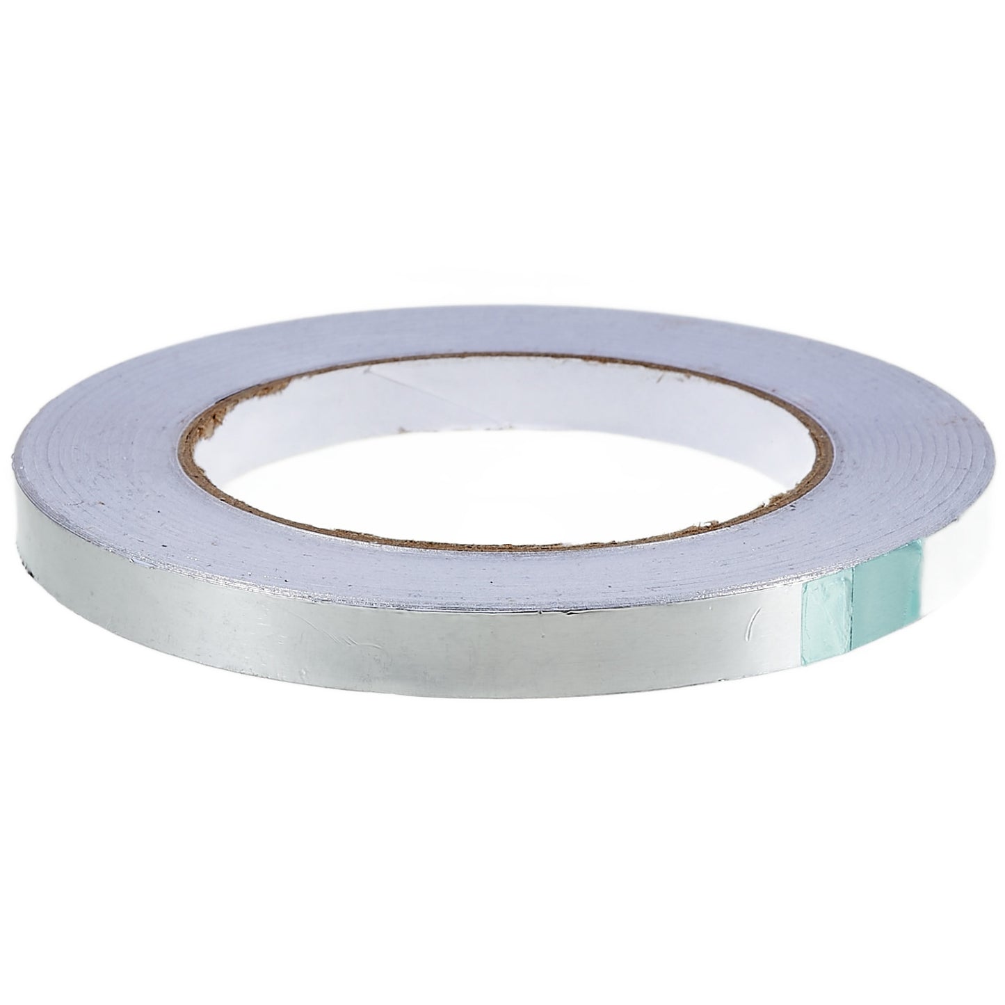 Uniqkart 40m*10mm*0.06mm High Temperature Resistant Adhesive Foil Tape Aluminum Foil Tape