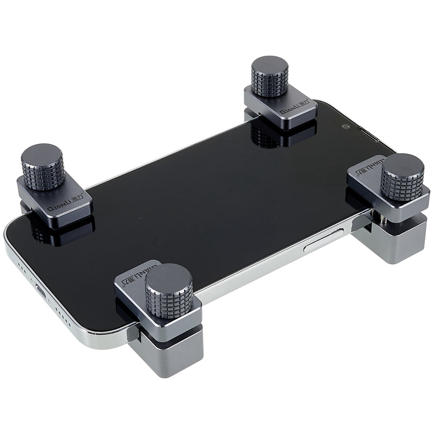 Uniqkart iClamp Plus 4Pcs / Set Cell Phone LCD Fix Clamp Alloy Screen Clip Compatible with Mobile Phones Tablets