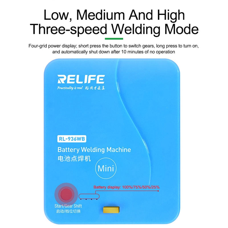 Relife RL-936WB Mini Spot Welder Battery Welding Machine Battery Flex Replacement Soldering Repair Tool