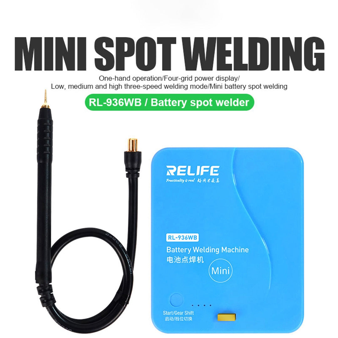 Relife RL-936WB Mini Spot Welder Battery Welding Machine Battery Flex Replacement Soldering Repair Tool