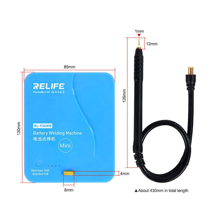 Relife RL-936WB Mini Spot Welder Battery Welding Machine Battery Flex Replacement Soldering Repair Tool