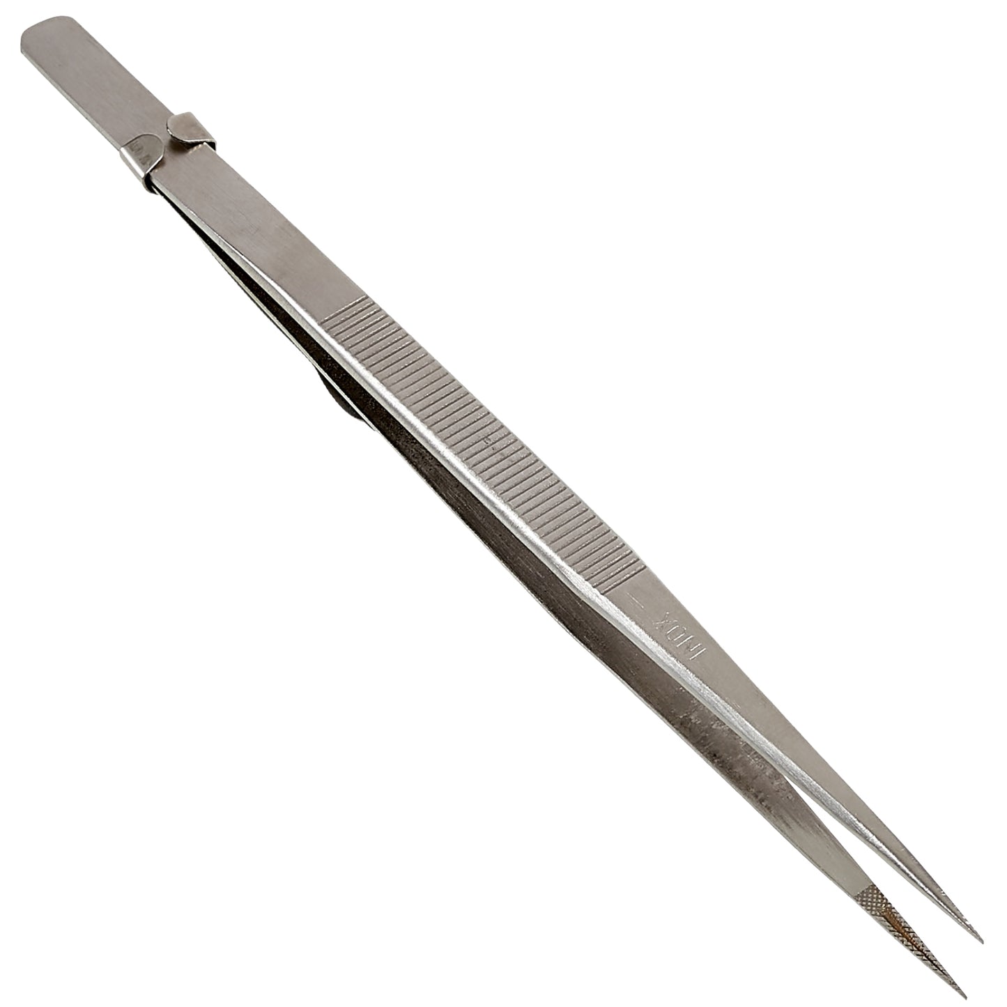 Uniqkart BST-F1 202 Stainless Steel Tweezers Slide Buckle Design Diamond Gem Jewelry Making Craft Tool