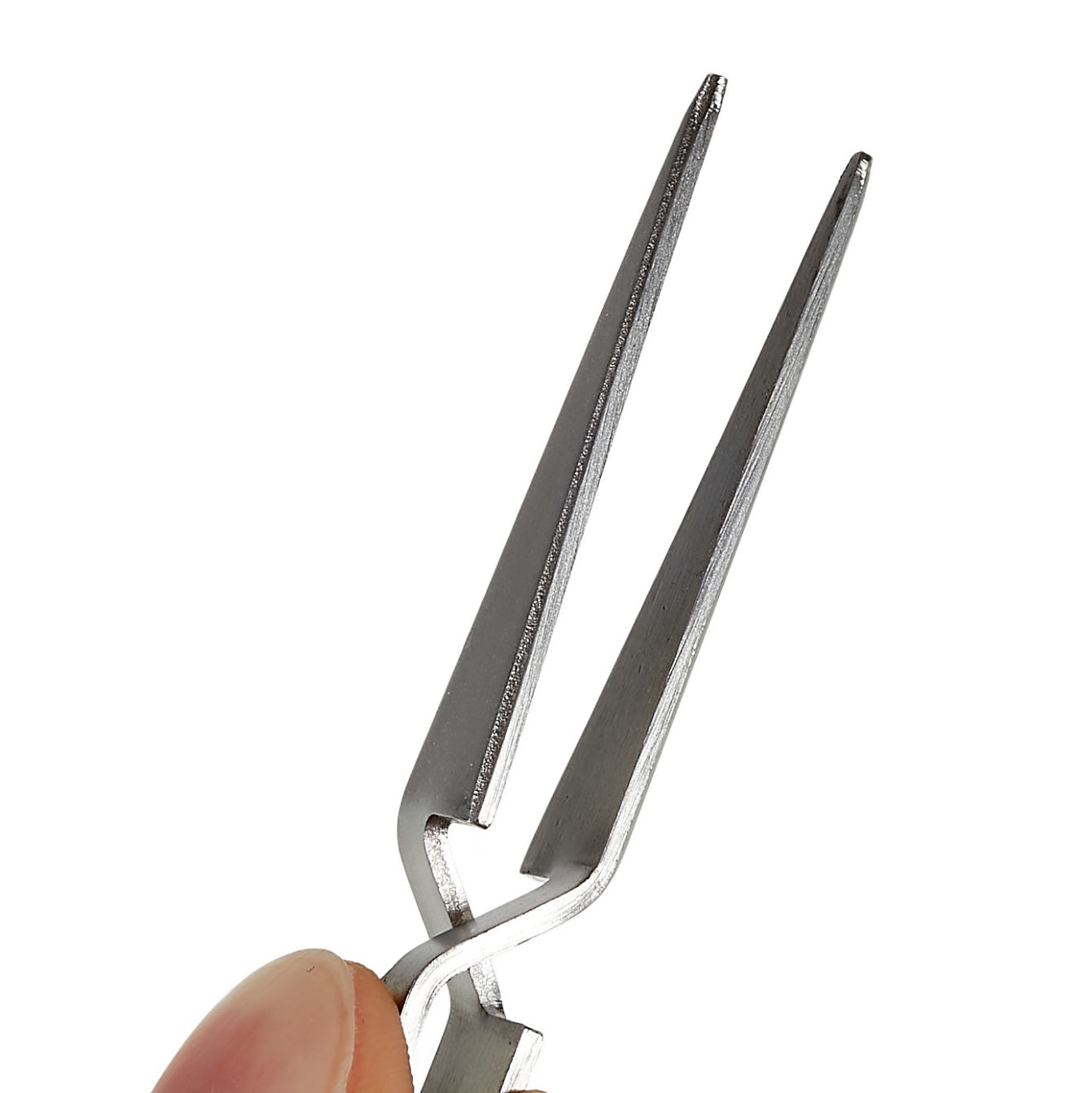 Uniqkart BST-F12.5 Anti-Slip Self Closing Tweezers Cross Lock Soldering Tweezers for Mobile Phone Tablets Maintenance