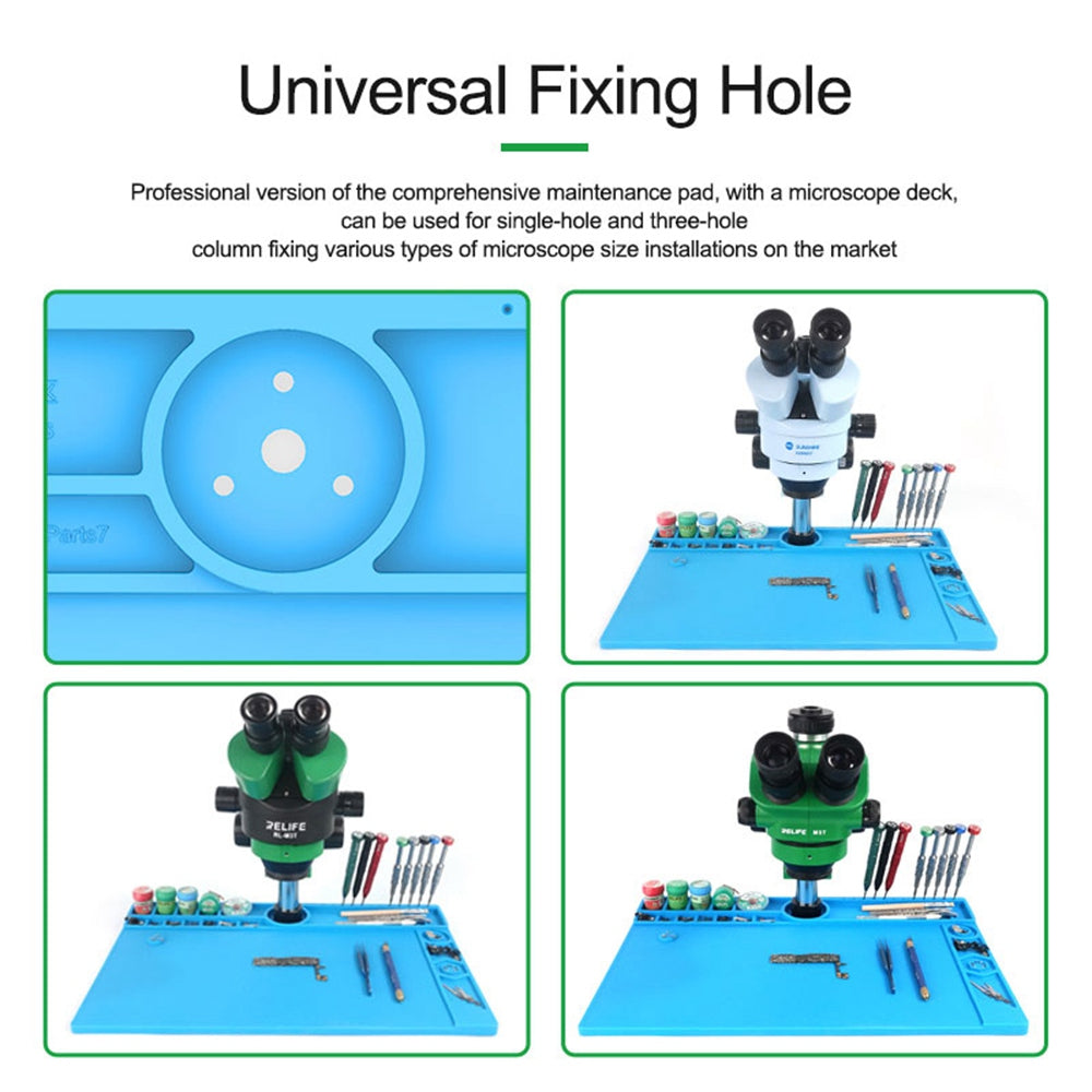 Relife RL-160B Magnetic Multifunctional Microscope Base Preservative Desktop Microscope Storage Area High-Temperature Resistance