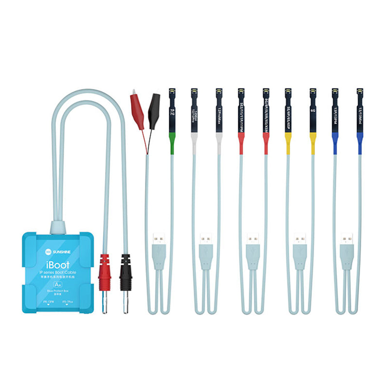 Uniqkart iBoot A IP Mobile Series Power Cable DC Power Supply Test Cable for iPhone 6G-13PM Series Motherboard Repair Boot Line