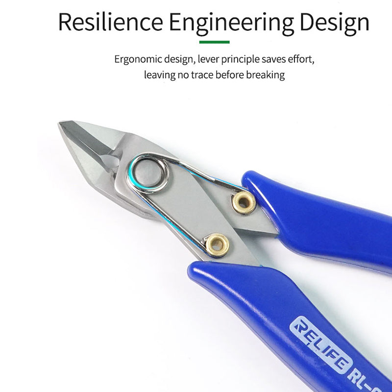 Relife RL-0001 High Precision Cutting Pliers Electronic Repair Hand Tool Wire Cable Soldering Wick Pliers
