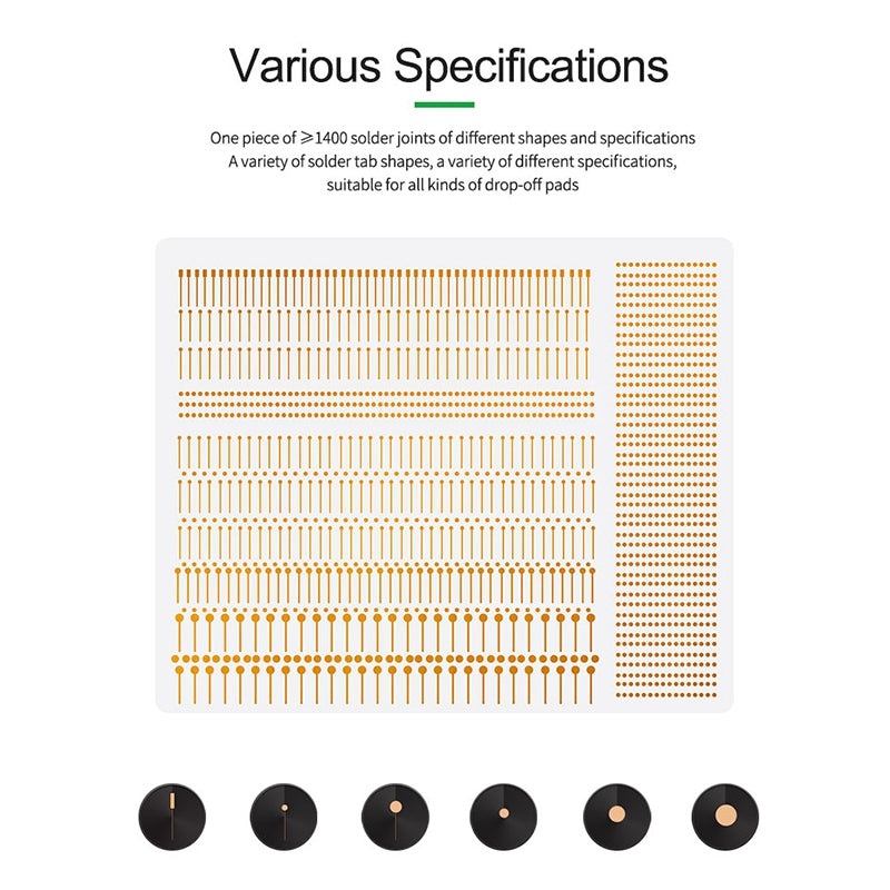 Relife RL-007GA Repair Solder Points No Looping Repair Spot Welding Piece Suitable for Phone Pads