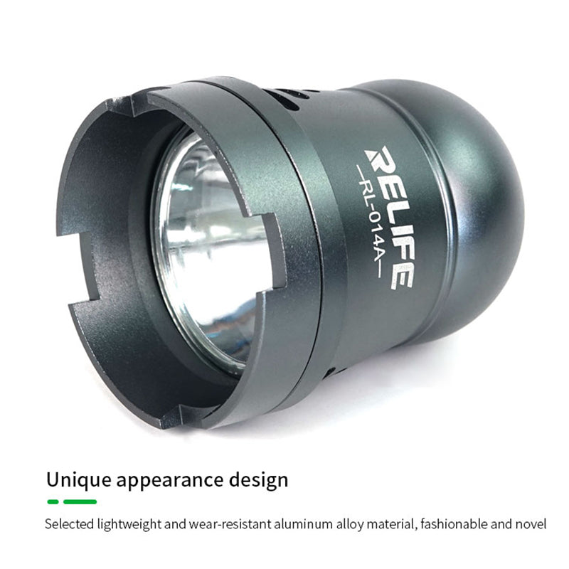 Relife RL-014A UV Glue Curing Lamp 3 Gears Automatic Timing LED Green Oil Glue Curing Tool