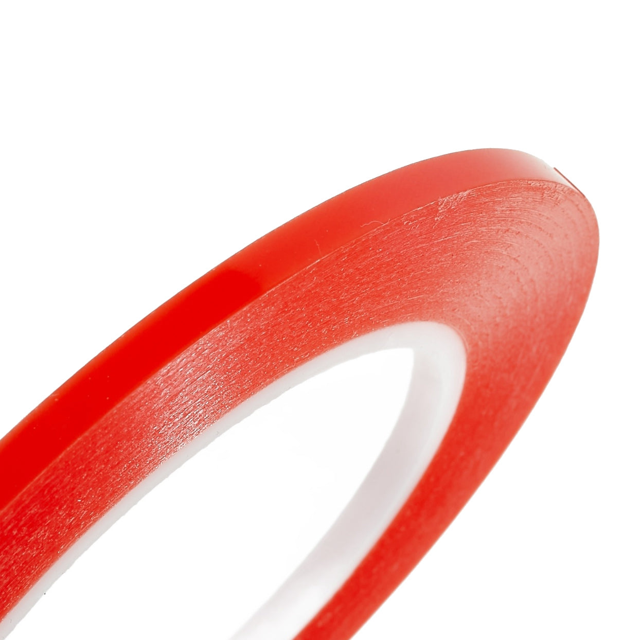 Uniqkart 0.5cmx25m Strong Adhesive Double-sided Tape Ultra-thin Seamless Repairing Double-sided Tape - Red