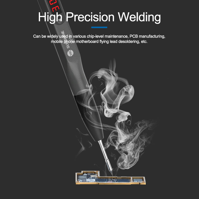 Sunshine SS-C210 Series Integrated Soldering Iron Tip Rapid Temperature Recovery Replacement Head Repair Soldering Station - SS-C210-I