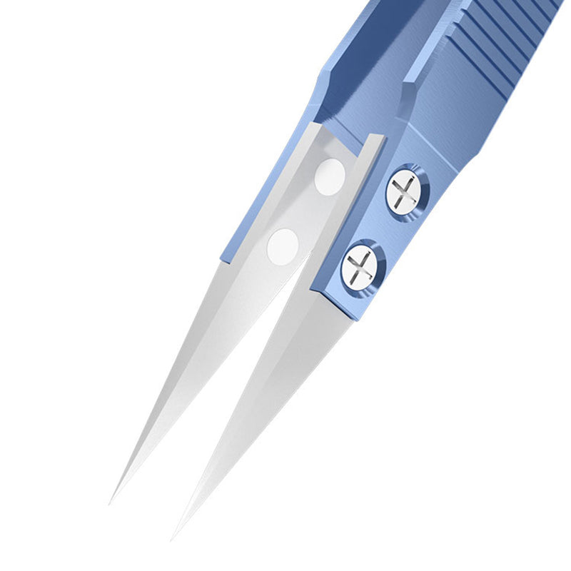 Relife RT Precision Ceramic Tweezers Titanium Alloy High Temperature Resistant Tweezers - RT-11E