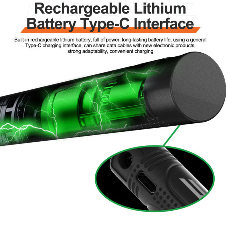 RELIFE SD-22E Precision Electric Screwdriver Rechargeable Phone Repair Power Hand Tool with 10 Bits - Black