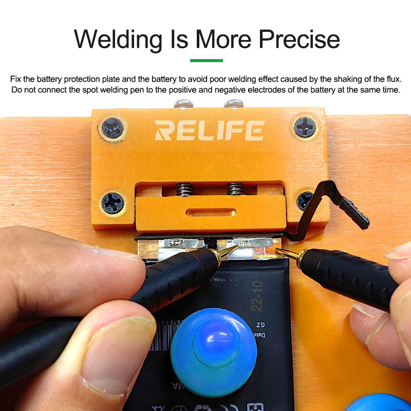 Relife RL-936WD Magnetic Spot Welding Fixture Locating Plate Portable Welder Battery Repair Tool for iPhone Battery Chip Replacement and Protection