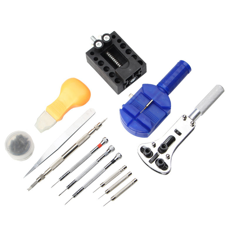 SR116 13Pcs / Set Watch Repair Tool Kit Watch Strap Remover Spring Bar Back Case Opener Tool