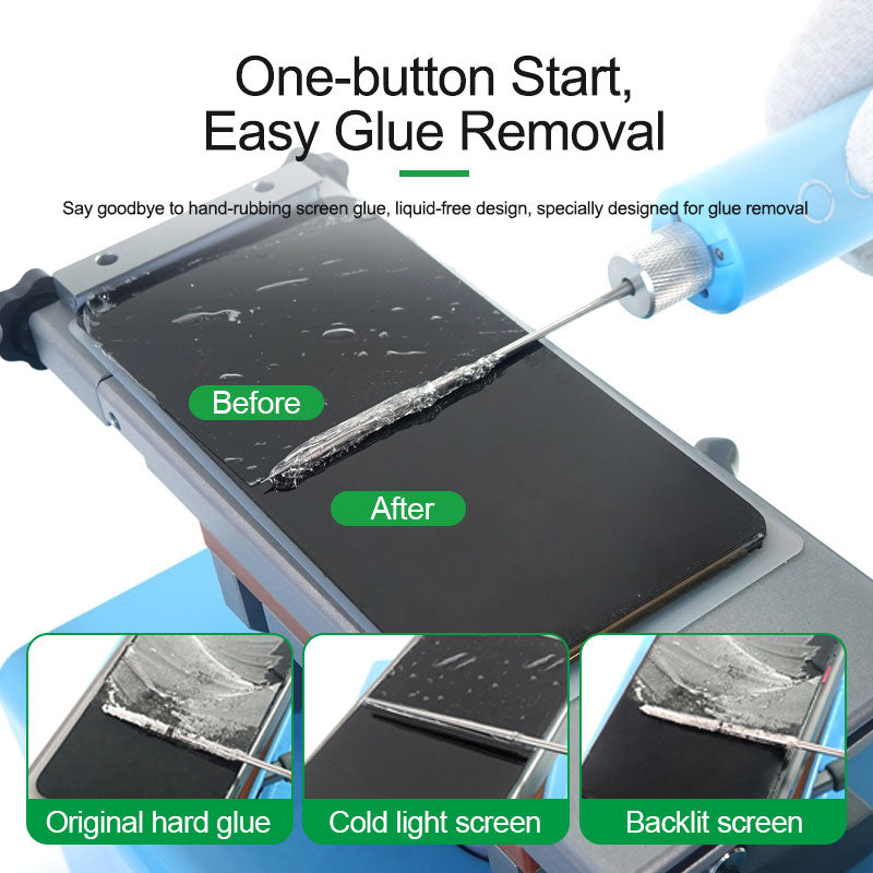 Relife RL-056F Wireless Speed Control Integrated Glue Remover OCA Screen Bracket Glue Remove Tool