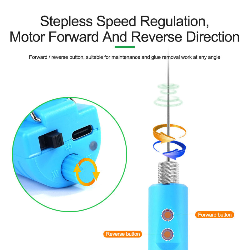 Relife RL-056F Wireless Speed Control Integrated Glue Remover OCA Screen Bracket Glue Remove Tool