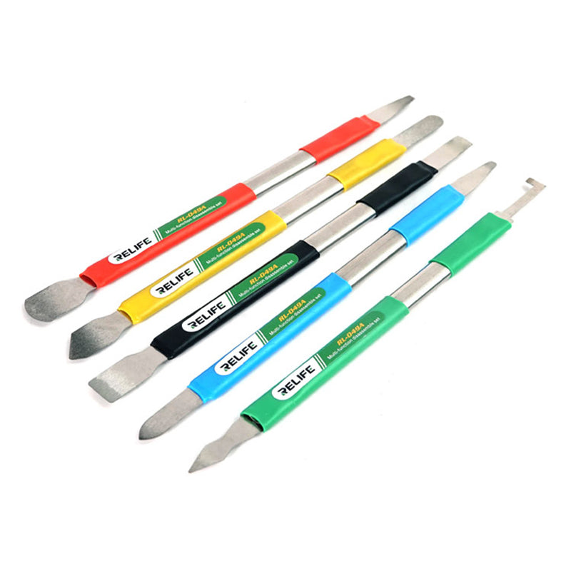 Relife RL-049A Mobile Phone Repairing Battery Glue Removal Glass Back Cover Teardown Disassembly Tools Set