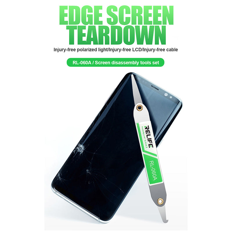 Relife RL-060A Ultra-thin Edge Screen Teardown Tool LCD Screen Disassembly Tools Set