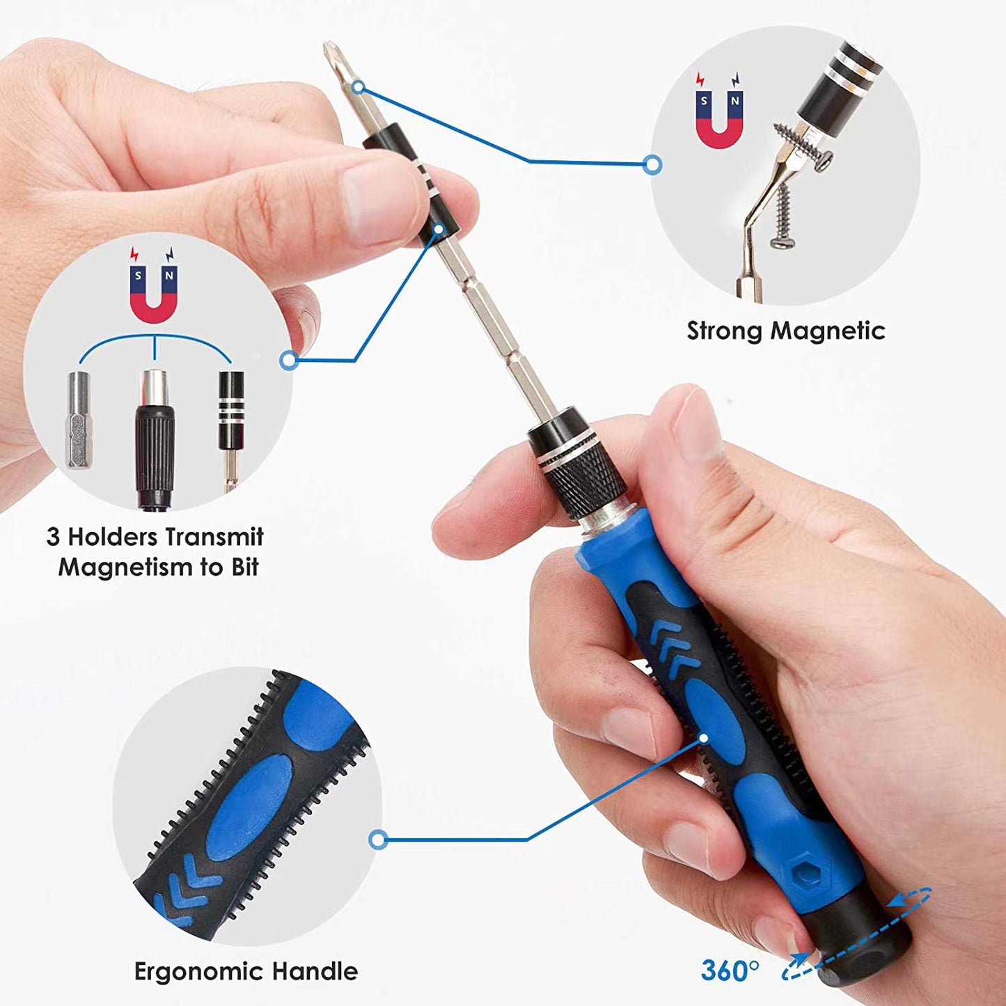 120 Bits Cellphone Repair Tool Kit for iPhone, iPad, Camera Precision Screwdriver Set