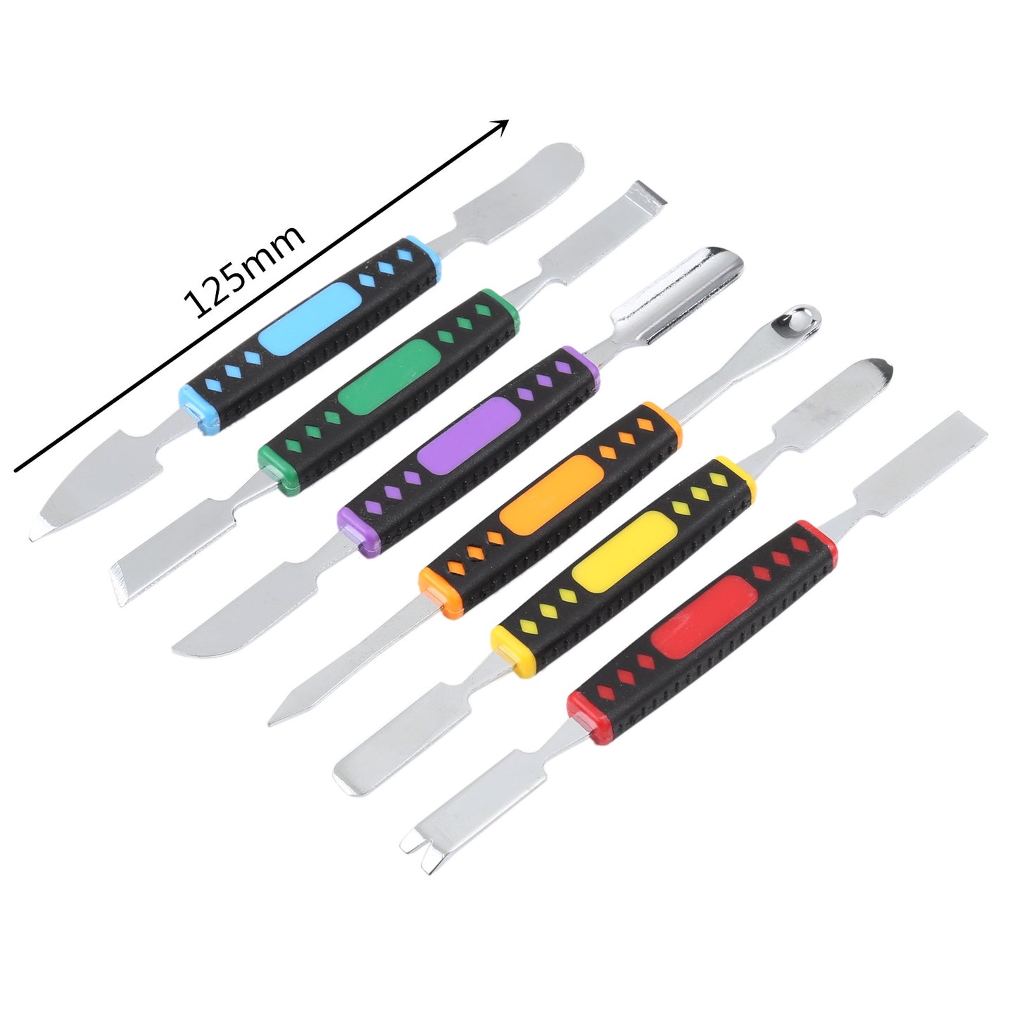 6Pcs / Set Metal Crowbar Phone Laptop Tablet Screen Opening Glue Removal Pry Tools Kit