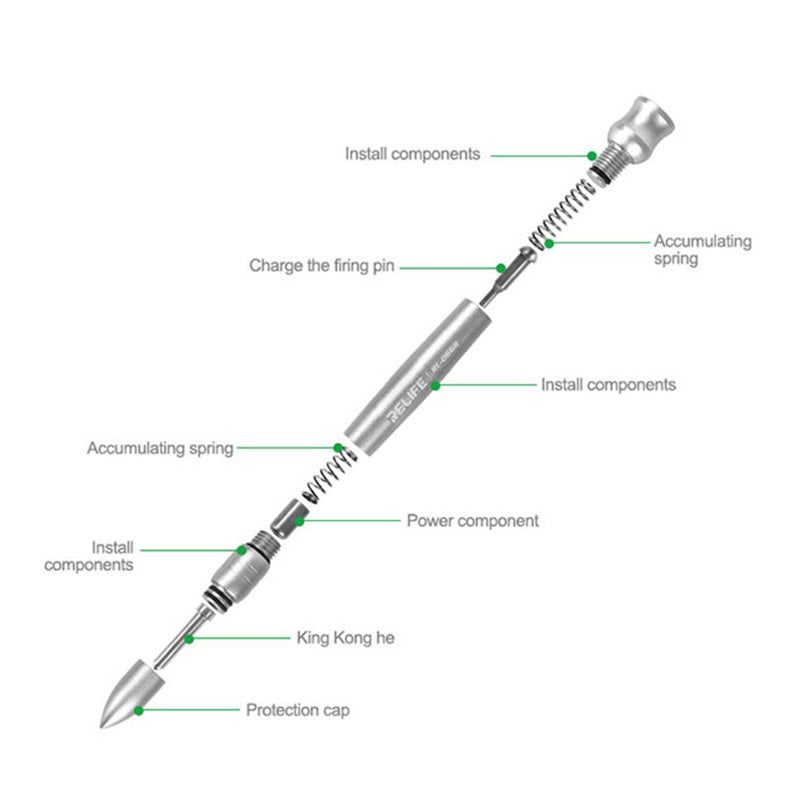 Relife RL-066B Phone Glass Back Cover Blasting Pen Cellphone Rear Cover Lens Module Disassembly Tool