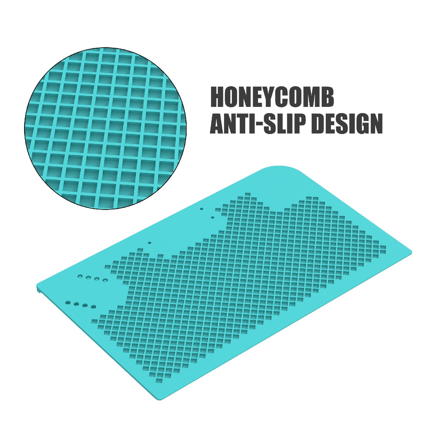 RF4 RF-PO15 Phone Repair Pad Silicone High Temperature Maintenance Mat with Storage Bracket for BGA Soldering Station
