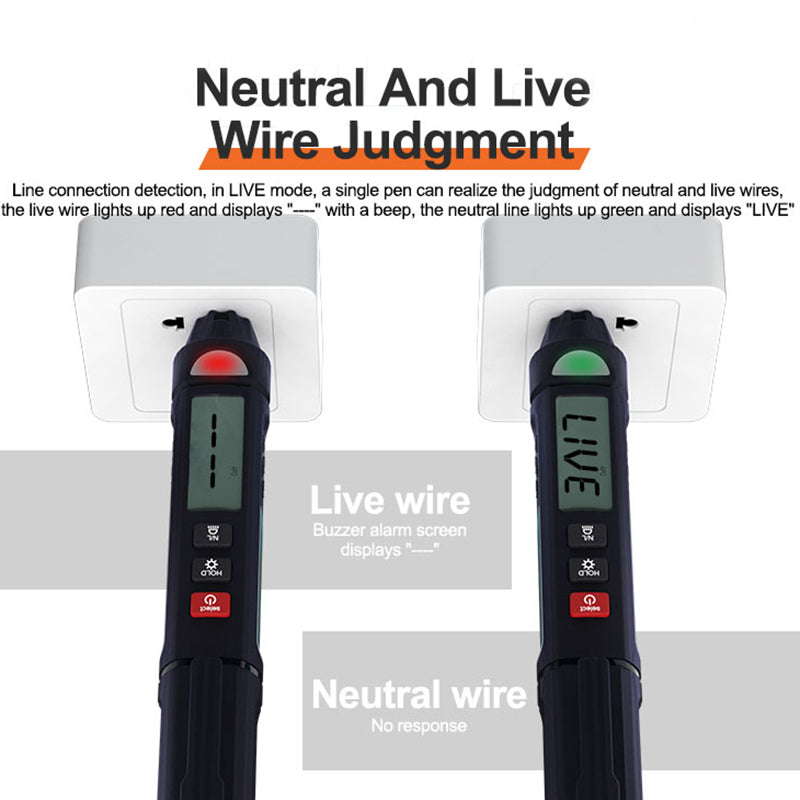 RELIFE DT-02 Smart Pen-Type Multimeter Mobile Phone Maintenance Tester with Flashlight