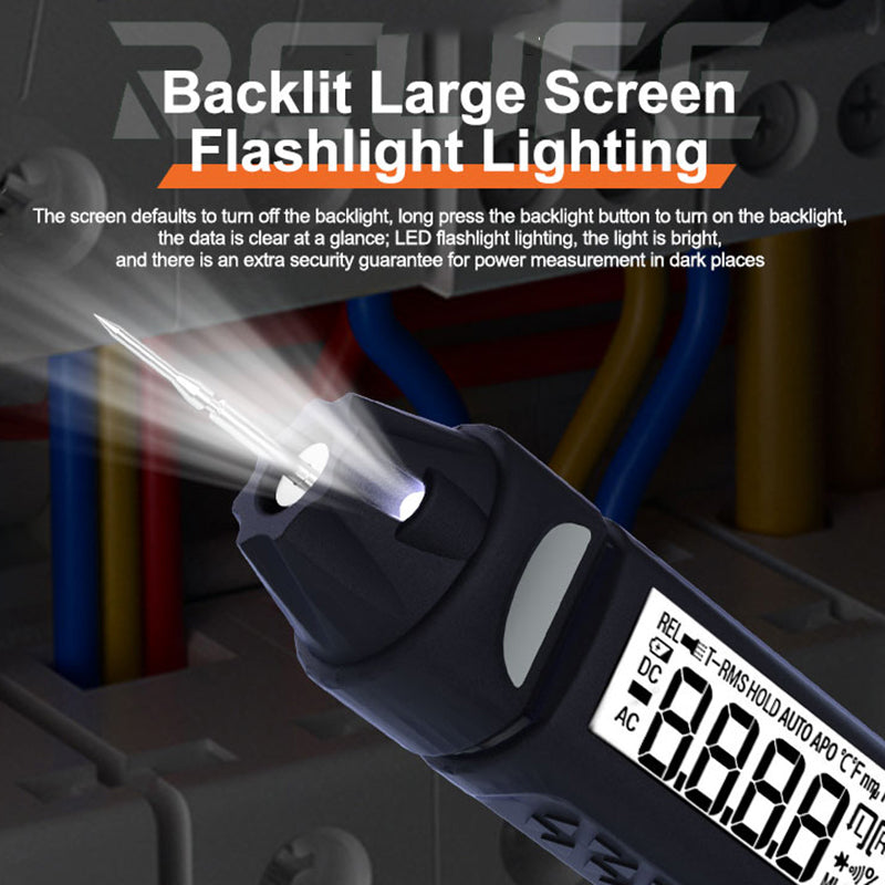 RELIFE DT-02 Smart Pen-Type Multimeter Mobile Phone Maintenance Tester with Flashlight