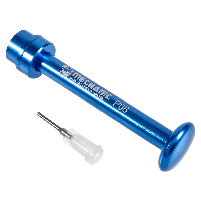 Mechanic P08 Solder Paste Flux Booster Aluminum Alloy Tube Piston Manual Syringe Plunger for Phone Repair