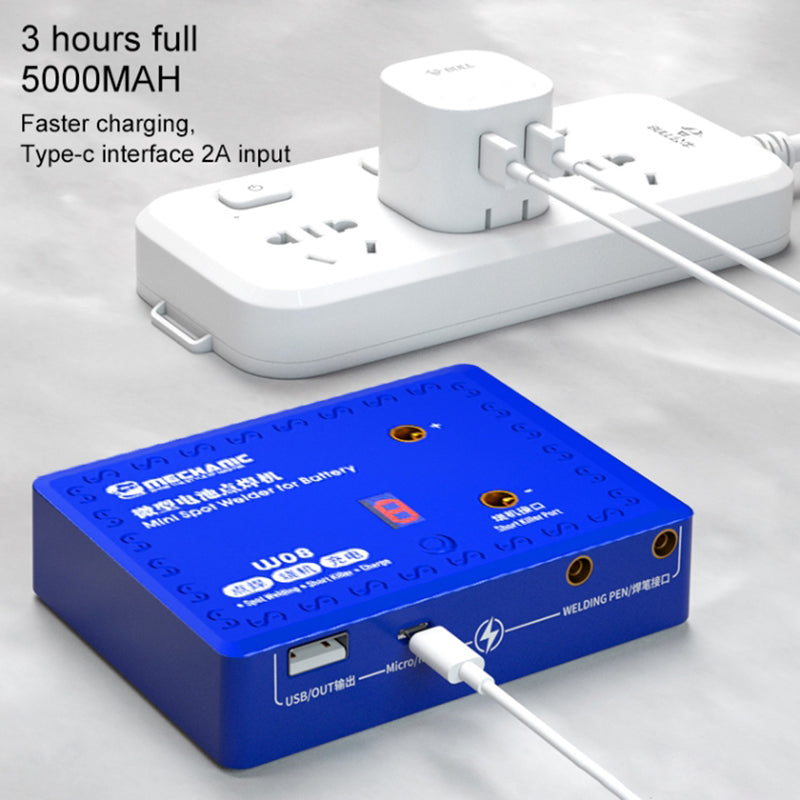 Mechanic W08 Mini Precision Spot Welding Machine DIY Spot Welder for Mobile Phone Repair