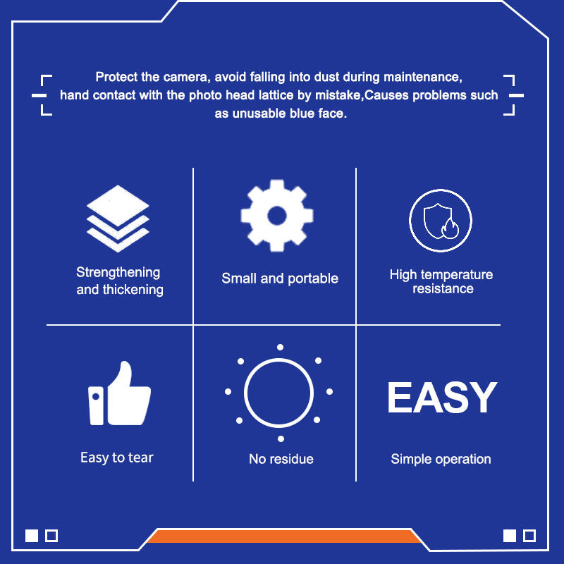 Uniqkart 80Pcs / Sheet 12mm Infrared Dot Matrix Protective Sticker Mobile Phone Camera Repair Decal