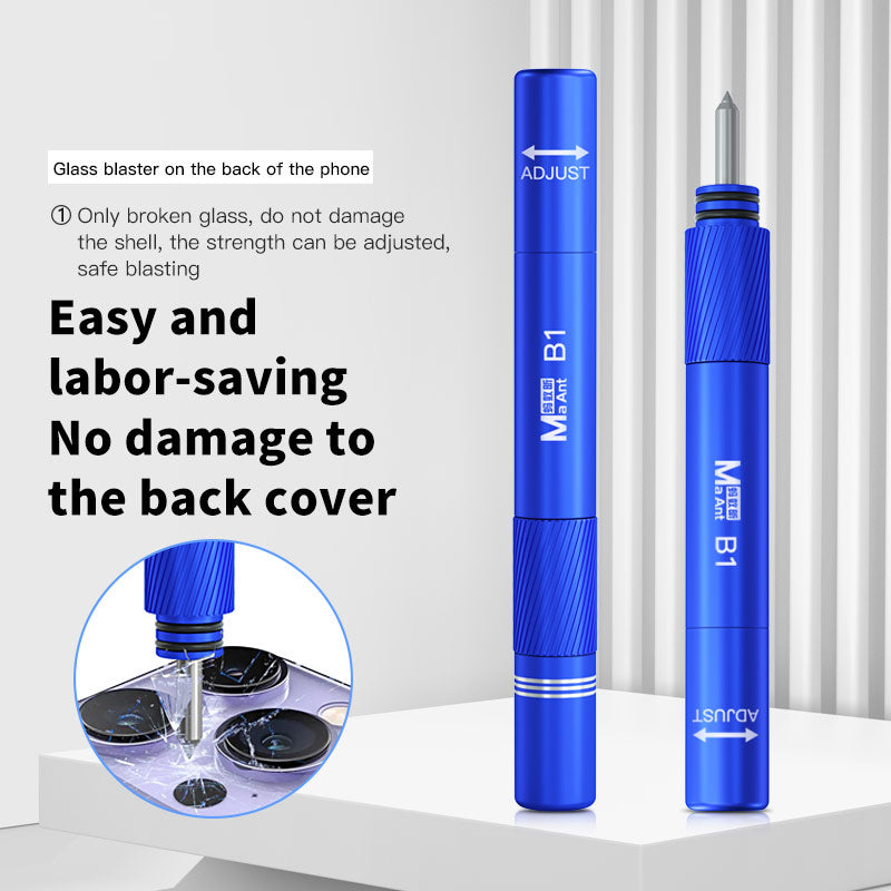 MA ANT B1 Tungsten Steel Phone Glass Back Cover Blasting Pen Cellphone Lens Glass Module Breaking Tool