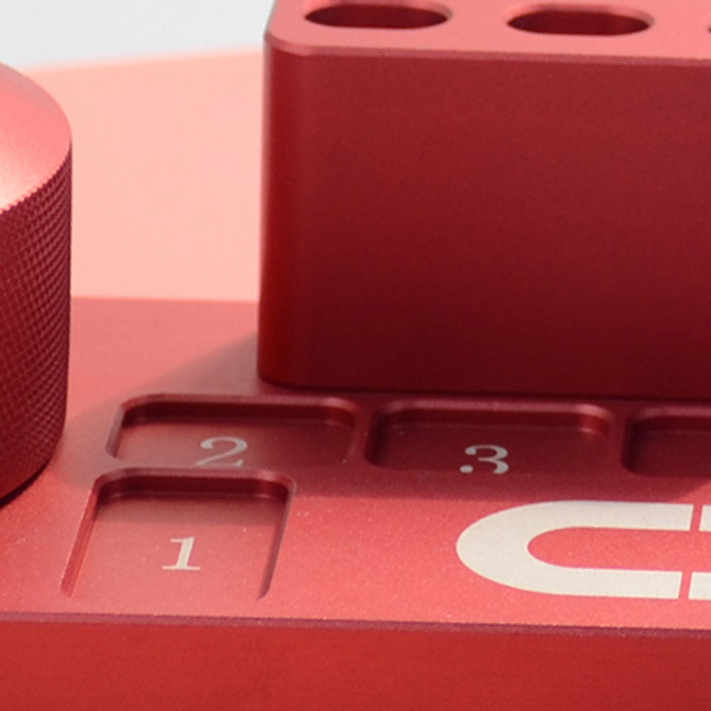 Screwdriver Tweezers Screws Storage Rack Rotating Design Aluminum Screwdriver Holder Base - Blue