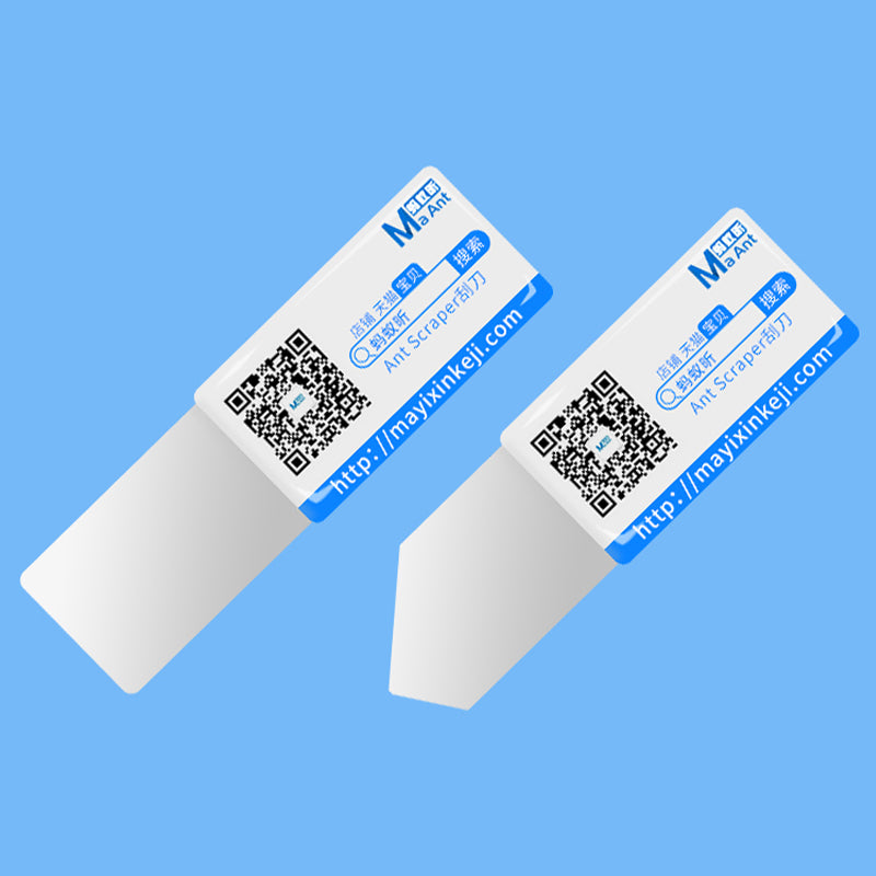 Stainless Steel Scraper Thermal Grease Paste Open Repair Tool for Phone Screen - Flat Type