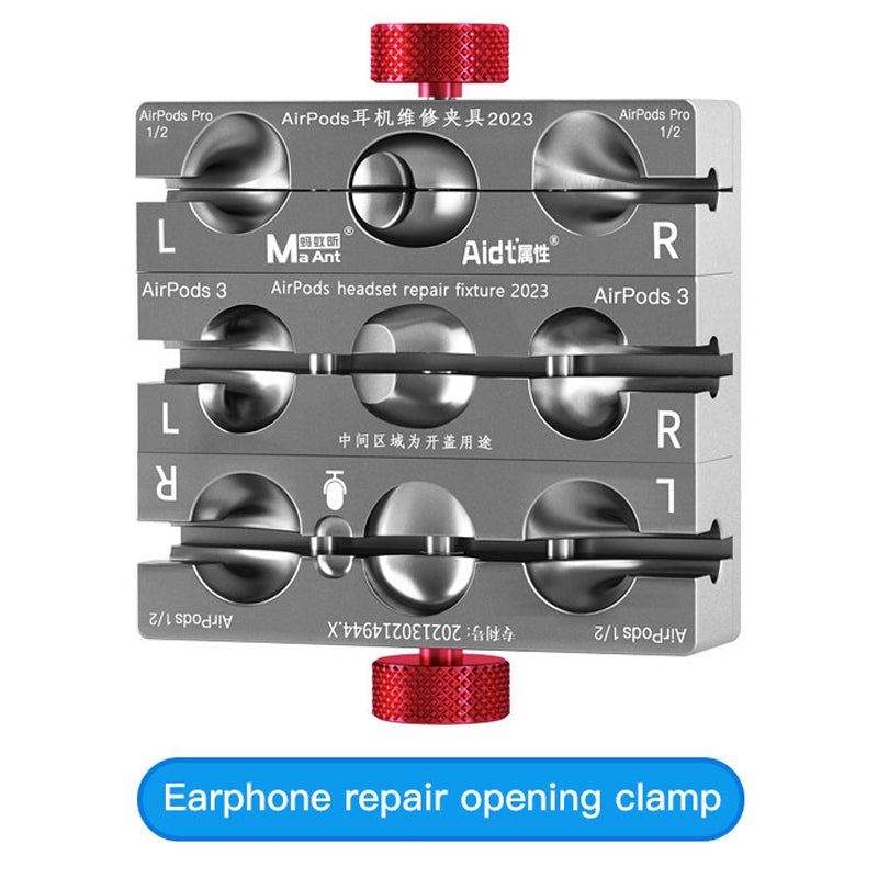 MA ANT P1 For Apple AirPods 1 / 2 / 3 / Pro Disassembly Fixture Aluminum Alloy Earphone Battery Replace Fixing Tool