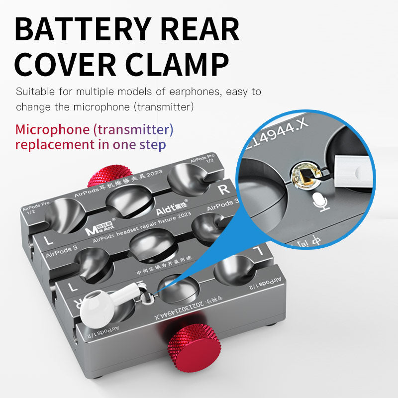 MA ANT P1 For Apple AirPods 1 / 2 / 3 / Pro Disassembly Fixture Aluminum Alloy Earphone Battery Replace Fixing Tool