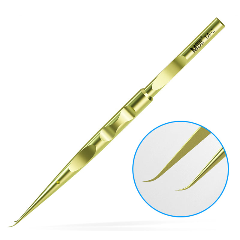 Titanium Alloy Fine Tip Tweezers High Precision Cellphone Computer Repair Tool - TA-2