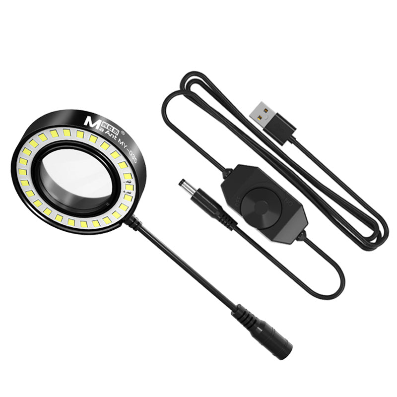 MA ANT MY-035 Annhua 144 LED Ring Microscope Light Adjustable Illuminator Microscope Lamp LED Ring Light Source